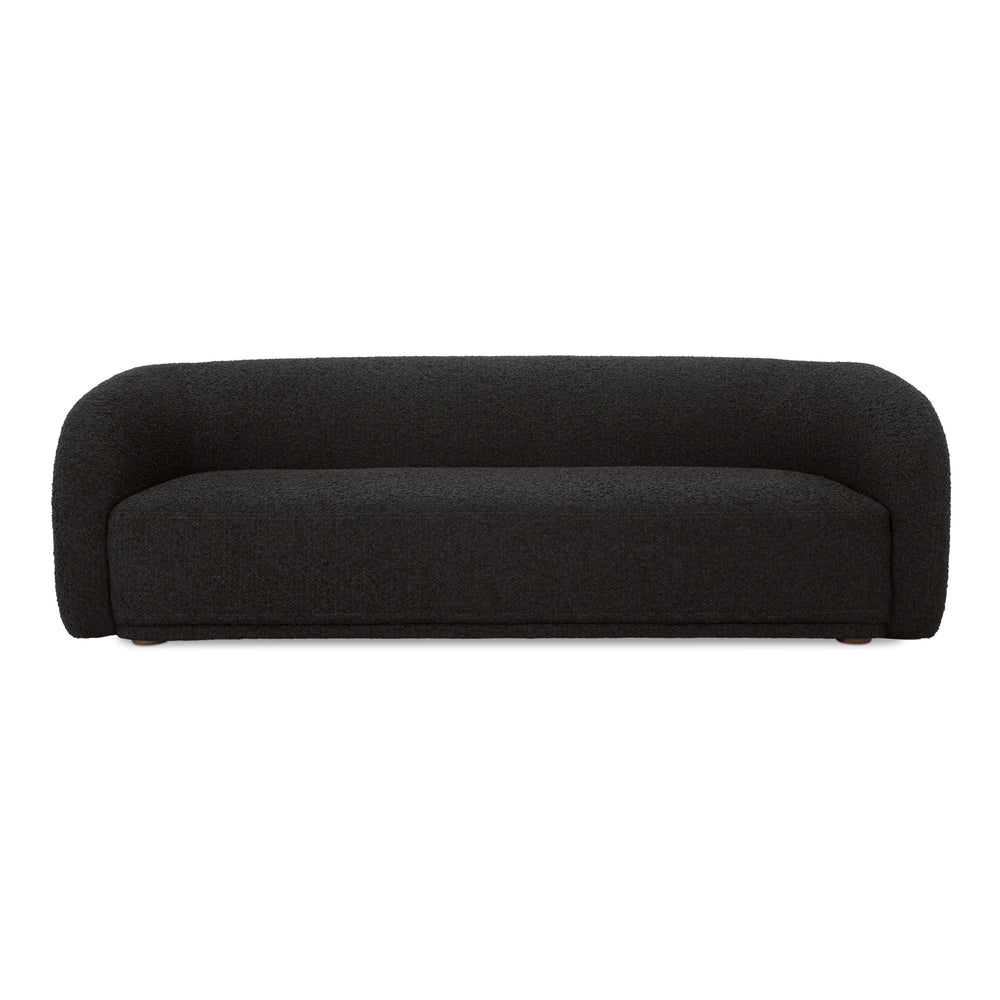 Moe's Faye Black Boucle Sofa