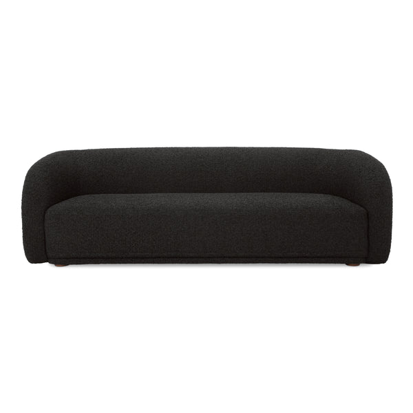 Moe's Faye Black Boucle Sofa
