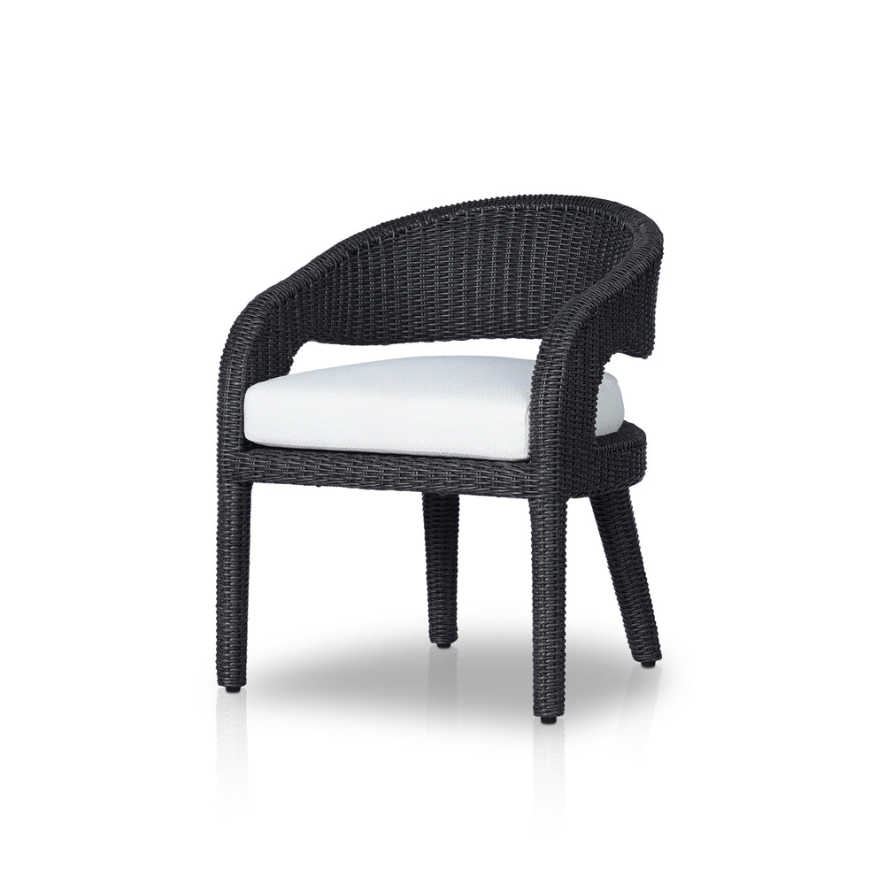 Hawkins Outdoor Dining Chair in Vintage Coal