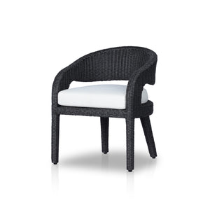 Hawkins Outdoor Dining Chair in Vintage Coal