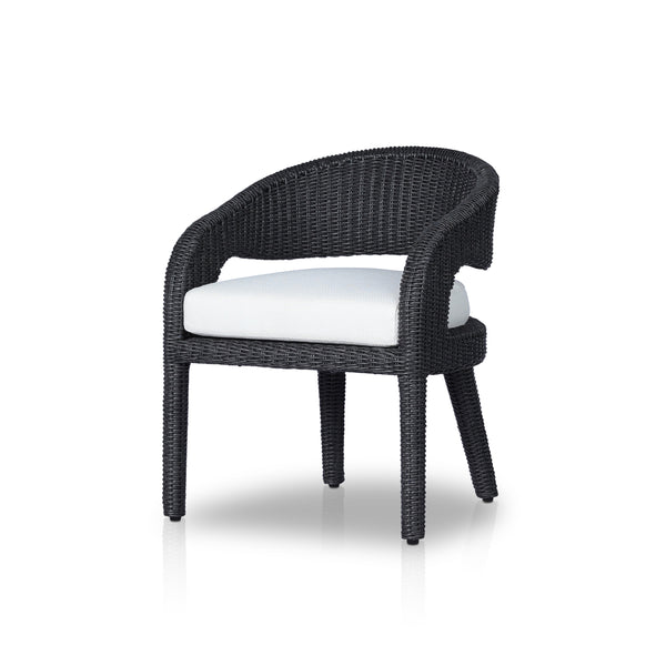 Hawkins Outdoor Dining Chair in Vintage Coal