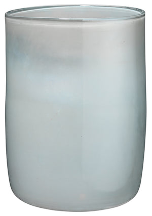 Vapor Hand Blown Decorative Glass Vase, Blue