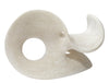 Amorphous Resin Decorative Table Object, White