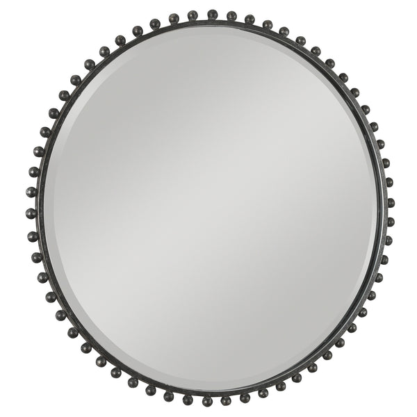 Taza Round Iron Mirror