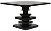 Corum Square Table, Hand Rubbed Black