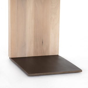 Hudson C Table In Ashen Walnut
