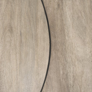Clapp Round Light Brown W/ White Wash Wood and Silver Metal Nesting Coffee Tables (Set of 2)
