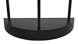 Spago Bookcase, Black Metal
