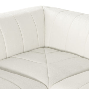 Langham Channeled 5-Piece Sectional - Fayette Cloud