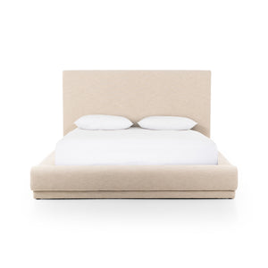 Martina Bed in Queen Size with Bergamo Parchment Finish