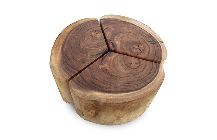 Clover Coffee Table, Chamcha Wood