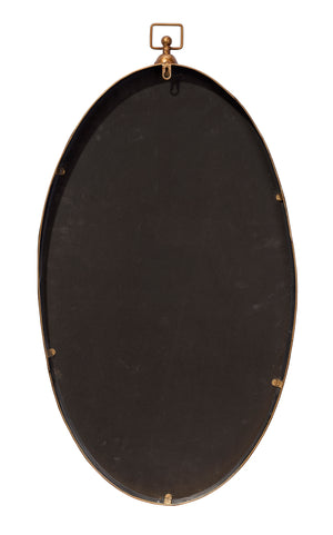 Wade Iron Mirror, Antique Brass
