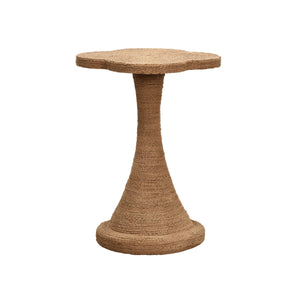CLOVER TOP SIDE TABLE IN WRAPPED ROPE