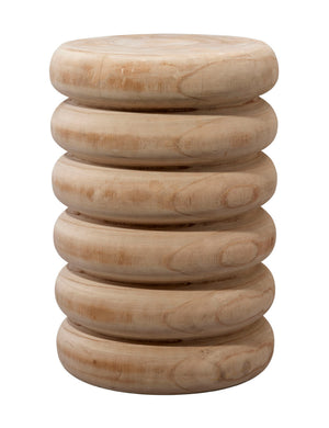 Mojave Wood Side Table