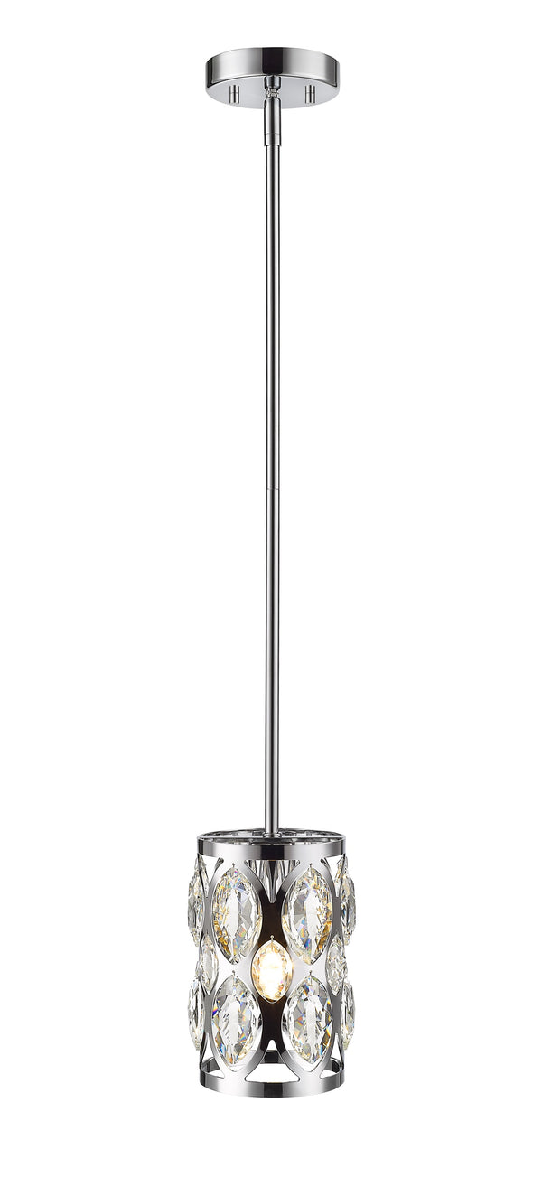 Dealey 1 Light Mini Pendant in Chrome Finish