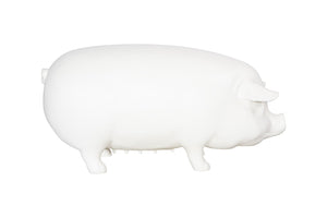 Pig Sculpture, Standing, Off White