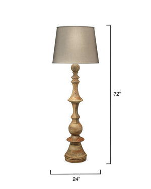 Budapest Wood 1-Light Floor Lamp