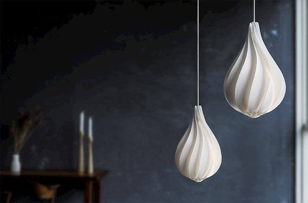 Alva Mini Hardwired Pendant with White Cord