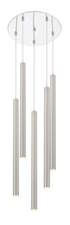 Forest 5 Light Island/Billiard in Chrome Finish