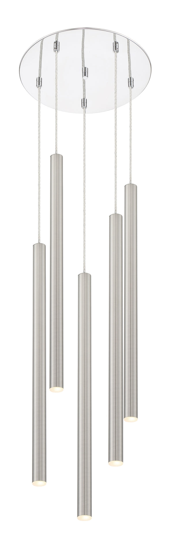 Forest 5 Light Island/Billiard in Chrome Finish