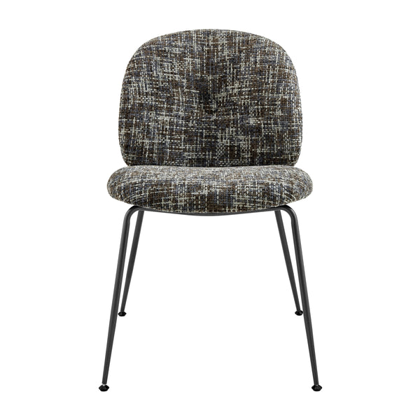 Nisha KD Chenille Dining Side Chair, Allure Gray