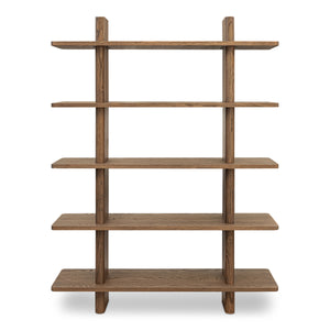 Casey Large Dark Brown Bookcase