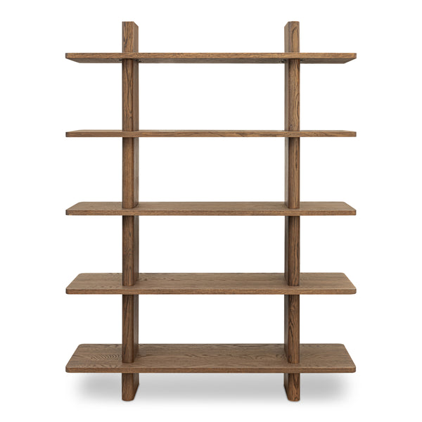 Casey Large Dark Brown Bookcase