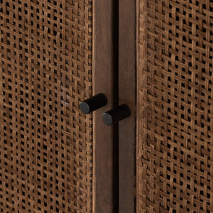 Carmel Small Cabinet In Brown Wash