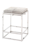 Shelby Hide Stool, Grey