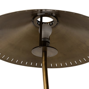 Egon Floor Lamp In Antique Brass Iron