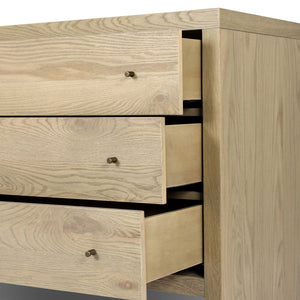 Torrington 6 Drawer Dresser - Sandy Oak Resawn