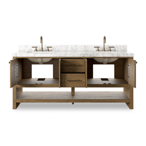 Anthem Double Vanity - Washed Natural Veneer