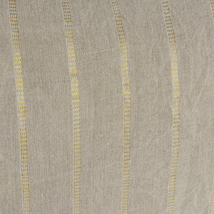 Danika 13.0L x 21.0W x 0.2H Beige and Gold Fabric Decorative Pillow Cover