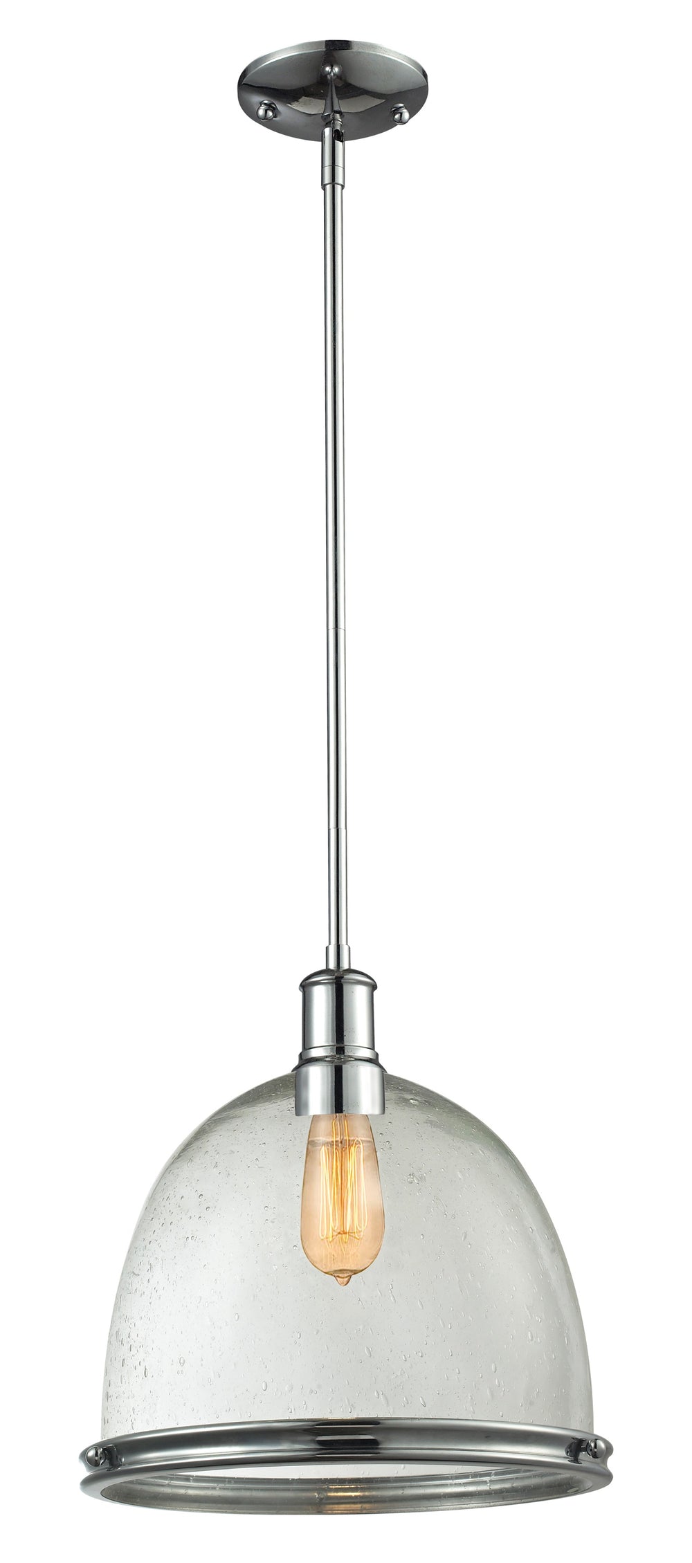 Mason 1 Light Pendant in Chrome  Finish