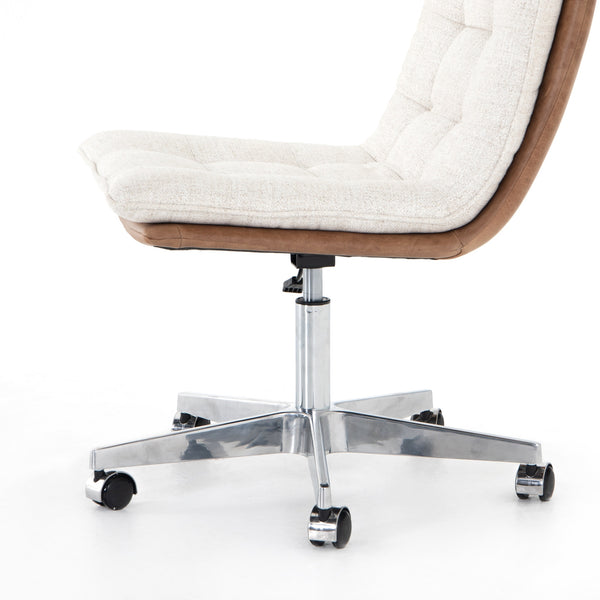 Quinn Desk Chair In Chaps Saddle