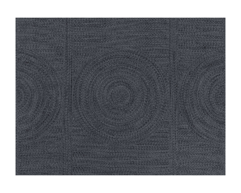 GYRE HAND-WOVEN RUG - SLATE / CHARCOAL - 9' X 12'