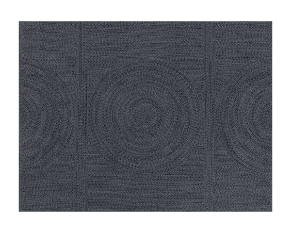 GYRE HAND-WOVEN RUG - SLATE / CHARCOAL - 9' X 12'