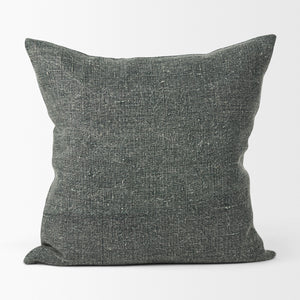 Jack Green Linen Square Decorative Pillow Cover