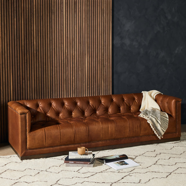 Maxx Sofa In 95" In Heirloom Sienna