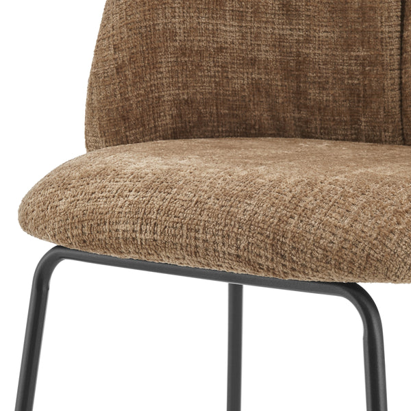 Millie KD Chenille Counter Stool, Canova Brown