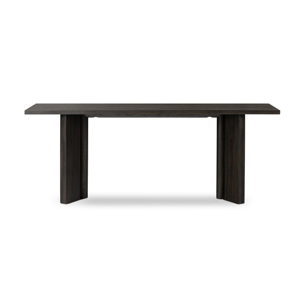 Huxley Console Table In Smoked Black Veneer