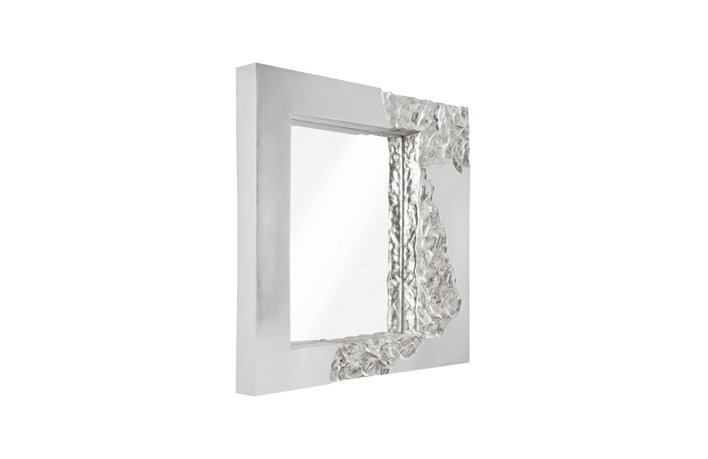 Mercury Mirror, Square, Silver Leaf