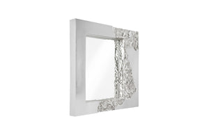 Mercury Mirror, Square, Silver Leaf