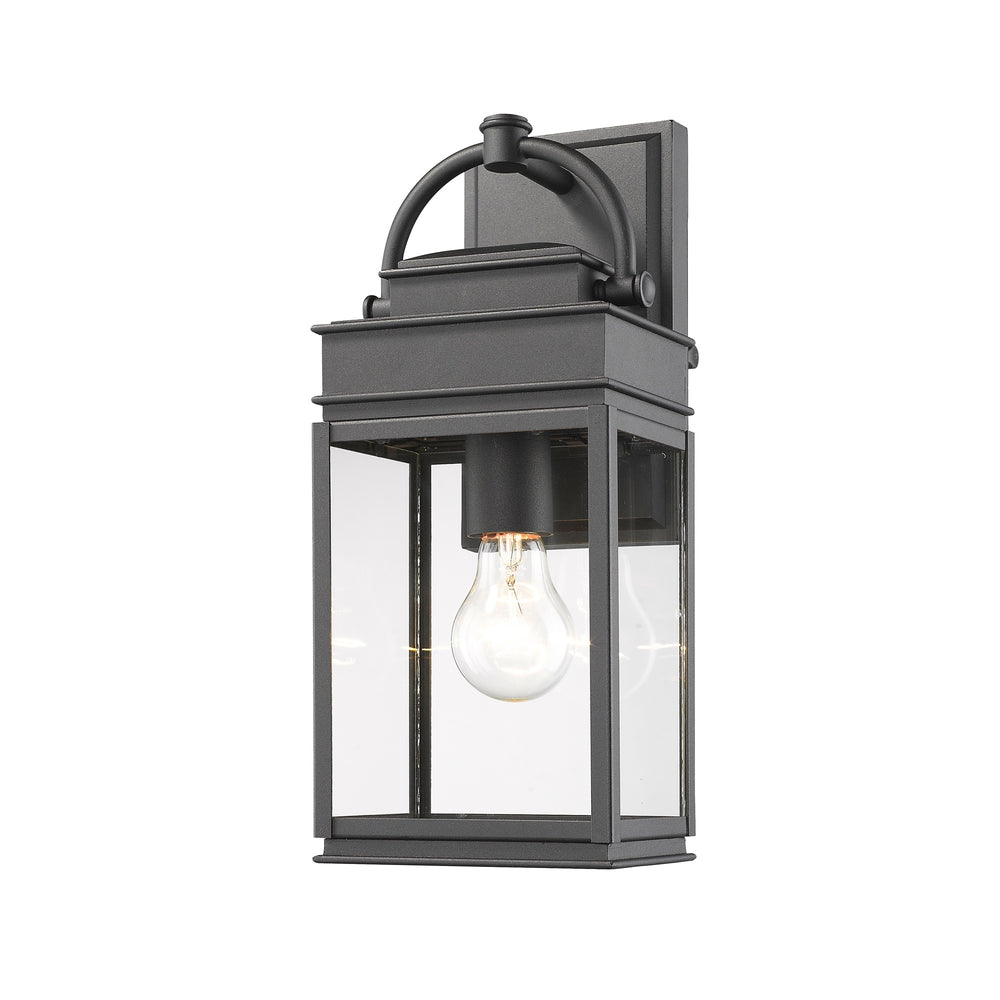 Fulton AC8220BK Outdoor Wall Light in Black