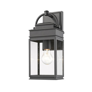 Fulton AC8220BK Outdoor Wall Light in Black