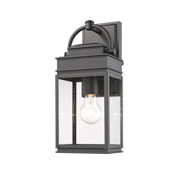 Fulton AC8220BK Outdoor Wall Light in Black