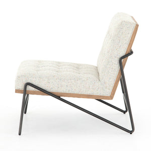 Romy Chair In Mabel Neutral Fleck