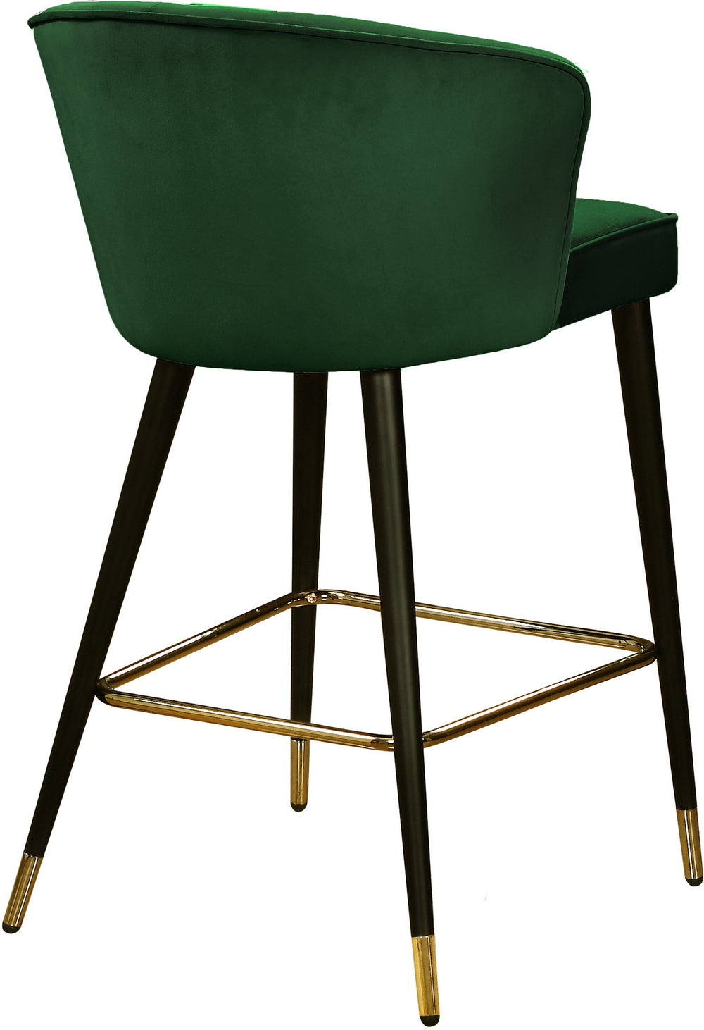 Maxine Stool In Green Velvet