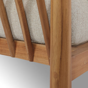 Irvine Outdoor Chair in Natural Teak