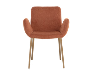LUCANO DINING ARMCHAIR - BELFAST RUST